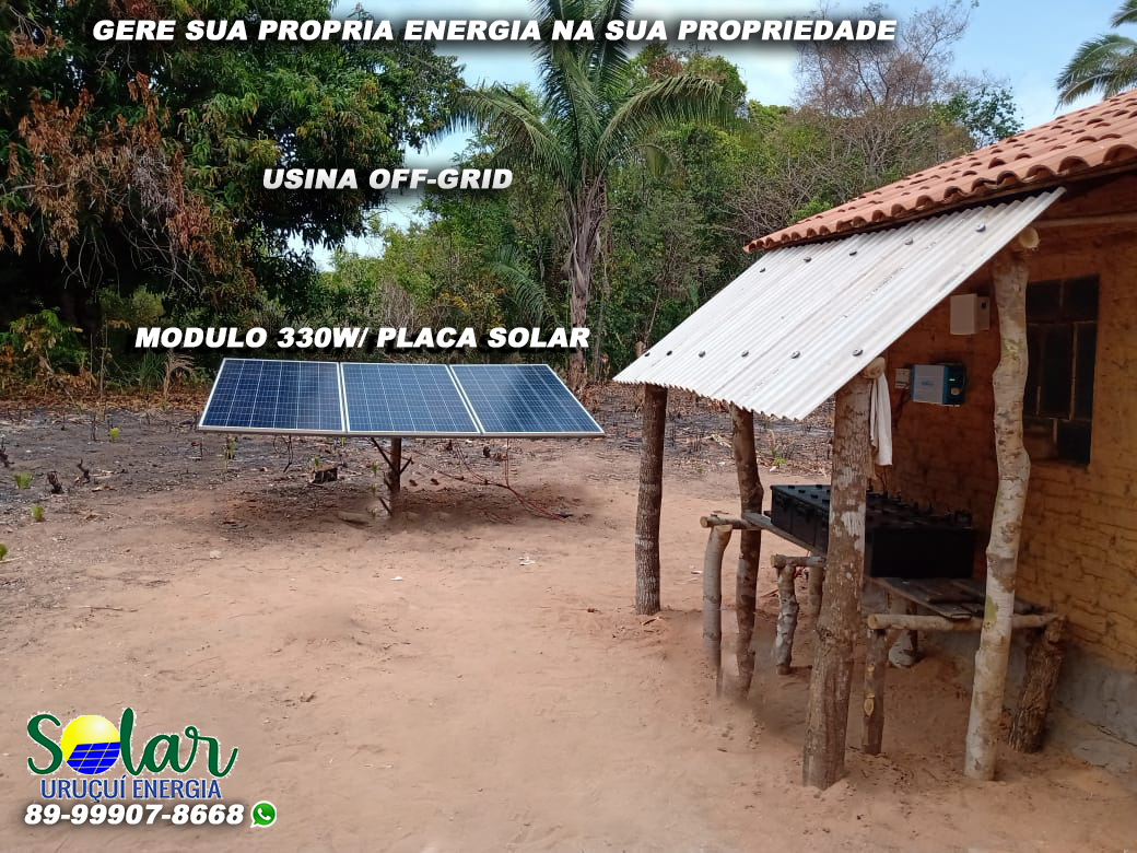 SISTEMA DE ENERGIA SOLAR EM PROPRIEDADE RURAL